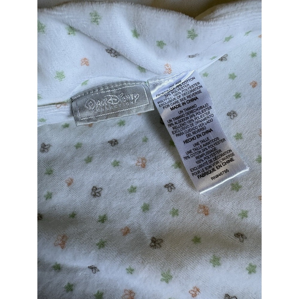 Walt Disney Collection Winnie the Pooh Embroidered Baby Blanket Reversible - Picture 4 of 8